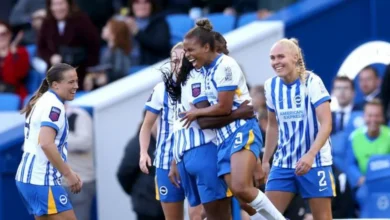 Nikita Parris earned Brighton a point against her former club