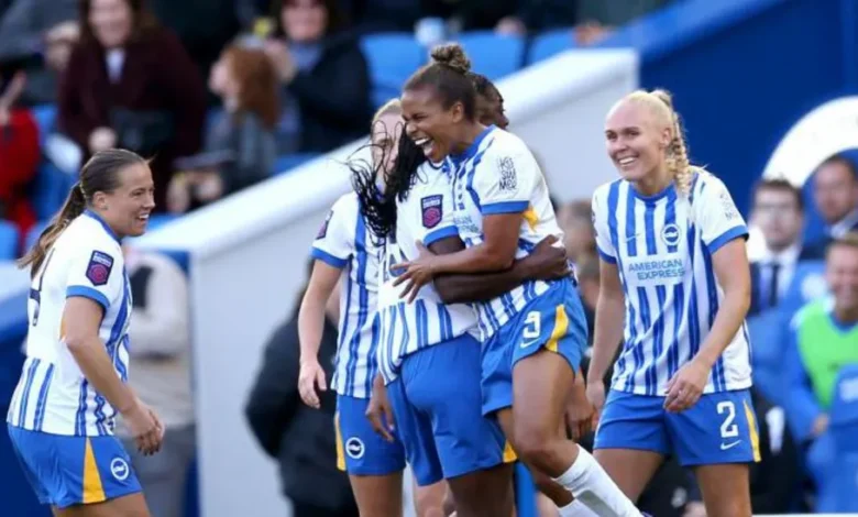 Nikita Parris earned Brighton a point against her former club