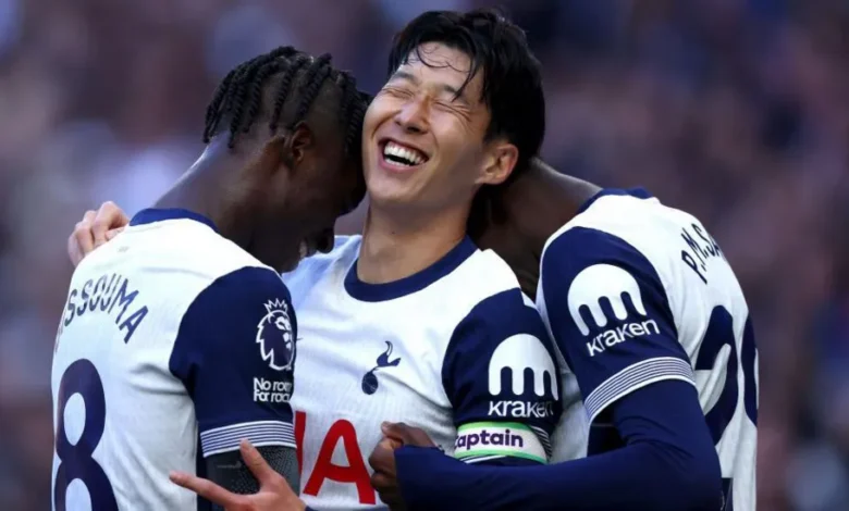 Son Heung-min scored twice as Spurs fought back to beat West Ham on Saturday