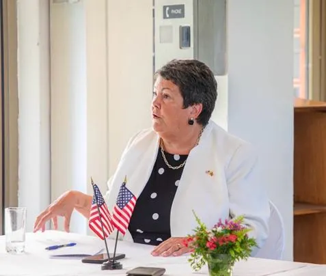 U.S. Ambassador to Ghana, Virginia E. Palmer