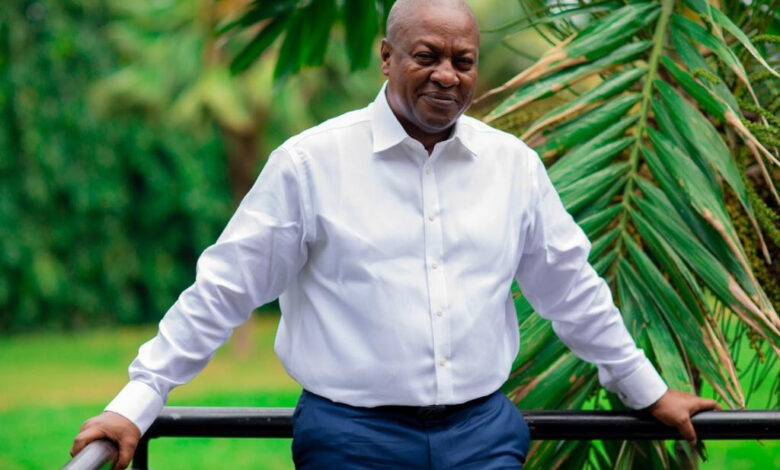 The flagbearer of the National Democratic Congress (NDC), John Dramani Mahama