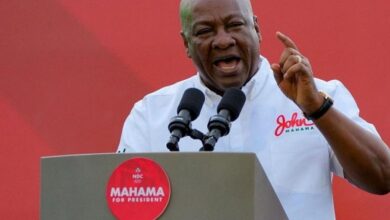 The flagbearer of the National Democratic Congress (NDC), John Dramani Mahama