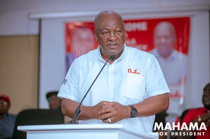 The flagbearer of the National Democratic Congress (NDC), John Dramani Mahama