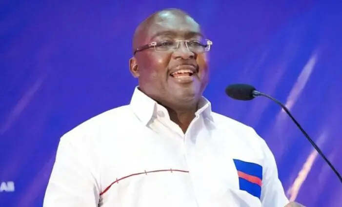 The flag-bearer of the NPP, Dr Mahamudu Bawumia