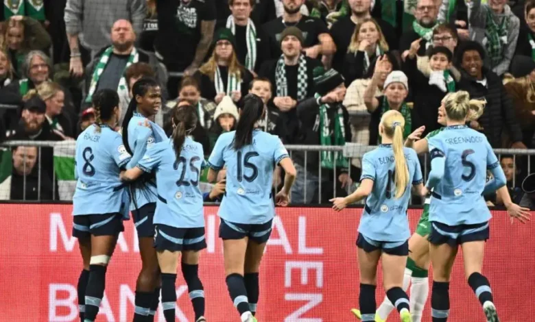 Khadija Shaw scored both of her side's goals against Hammarby to become Manchester City's all-time top scorer in the Women' Champions League with seven