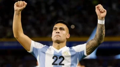 Lautaro Martinez made his Argentina debut in March 2018