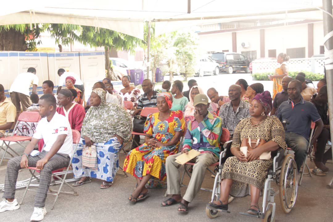 Some of the beneficiaries at the event