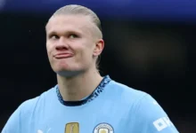 Manchester City striker Erling Haaland has now missed two of his 17 penalties taken in the Premier League