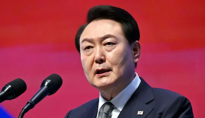 South Korean President Yoon Suk Yeol at an event in 2023