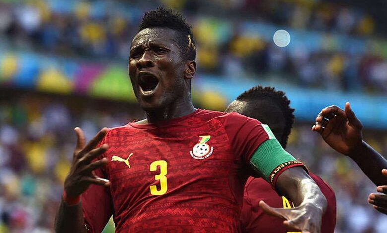 Legendary Asamoah Gyan