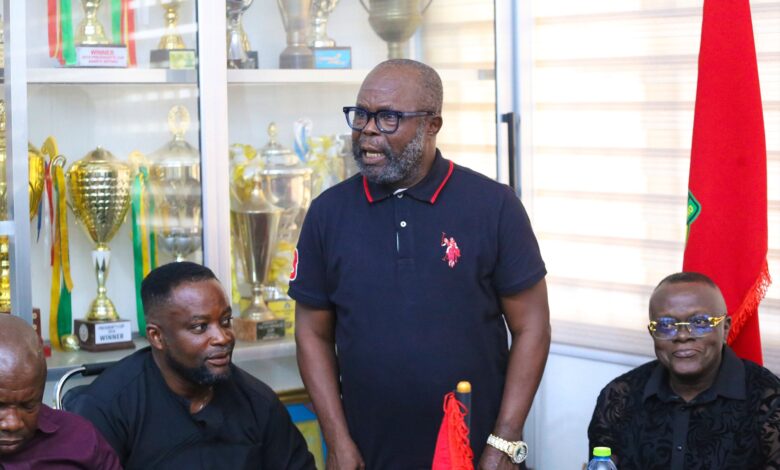 The GFA/Ghalca’s delegation visit to Asante Kotoko