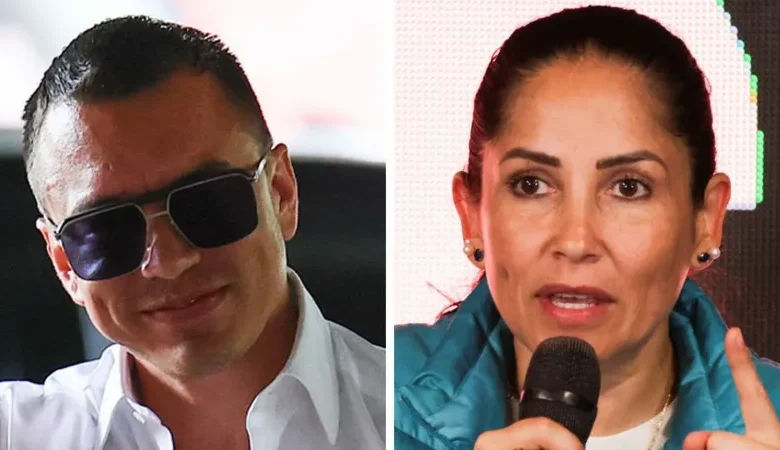 Daniel Noboa and Luisa González will face off in the second round in April