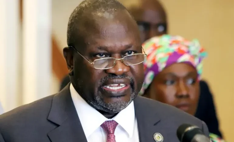 South Sudan's Vice President Riek Machar